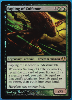 Sapling of Colfenor FOIL Eventide PLD Black Green Rare CARD (501257) ABUGames - Image 1