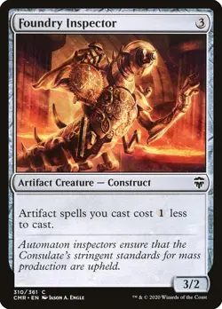 MTG Foundry Inspector Commander Legends #310 Common Magic The Gathering - Image 1