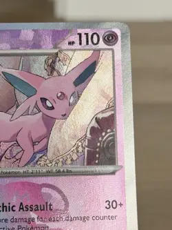 Pokemon Espeon Master Ball Reverse Holo 033/131 Prismatic Evolutions Card - Image 4