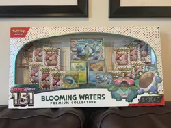 Pokemon TCG Scarlet & Violet 151 Blooming Waters Premium Collection Box Sealed - Image 1