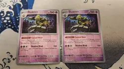 Pokemon TCG 2x Dusknoir 020/064 Sv: Shrouded Fable Reverse Holo NM - Image 1