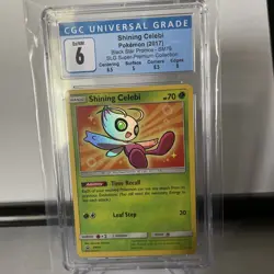 Shining Celebi Pokemon 2017 Black Star Promos SM79 SLG Super Premium Collection - Image 1