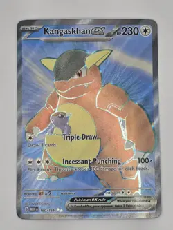 Kangaskhan EX 190/165 Scarlet & Violet 151 Ultra Rare Full Art Pokemon Card - Image 1