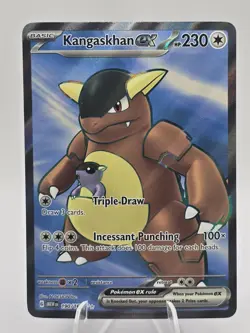 Kangaskhan EX 190/165 Scarlet & Violet 151 Ultra Rare Full Art Pokemon Card - Image 2