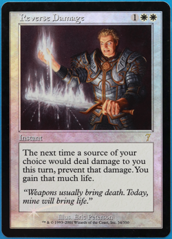 Reverse Damage FOIL 7th Edition PLD White Rare MAGIC CARD (ID# 501250) ABUGames - Image 1