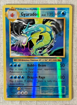 Pokemon TCG Gyarados 34/108 Reverse Holo Rare XY - Evolutions NM - Image 1