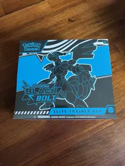 Pokemon TCG Scarlet & Violet Black Bolt Elite Trainer Box English - Image 1