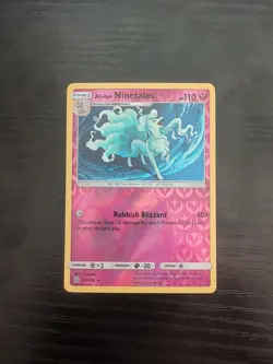 Alolan Ninetales 145/236 Sm-Cosmic Eclipse Holo Pokemon TCG NM/ M - Image 1