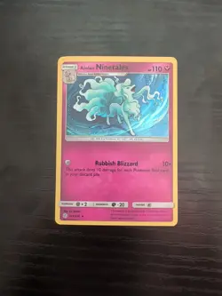 Alolan Ninetales Holo Rare SM Cosmic Eclipse 145/236 MP Pokemon TCG - Image 1