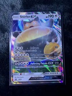 Pokemon TCG Snorlax GX SM05 - Image 1