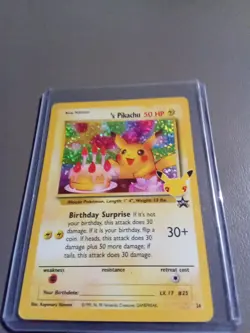 Pokemon Pikachu Holo Birthday Celebrations 25th Classic Collection NM Condition - Image 1