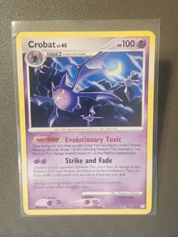 Crobat - 23/123 - Rare - Non Holo LP, English Pokemon Mysterious Treasures - Image 1
