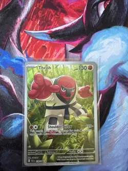 Throh 128/086 Pokemon Black Bolt Holo Illustration Rare NEAR MINT - Image 1