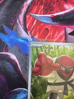 Throh 128/086 Pokemon Black Bolt Holo Illustration Rare NEAR MINT - Image 2