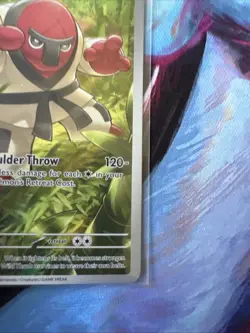 Throh 128/086 Pokemon Black Bolt Holo Illustration Rare NEAR MINT - Image 4