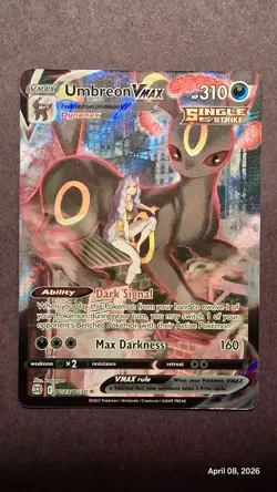 Pokemon TCG Umbreon Vmax TG23/TG30 Brilliant Stars Trainer Gallery - Image 1