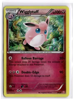 Pokemon TCG Wigglytuff (#30 Holo) 30/30 XY Trainer Kit: Bisharp & Wigglytuff Com - Image 1