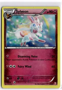 Pokemon TCG Sylveon (#30 Holo) 30/30 XY Trainer Kit: Sylveon & Noivern Common - Image 1