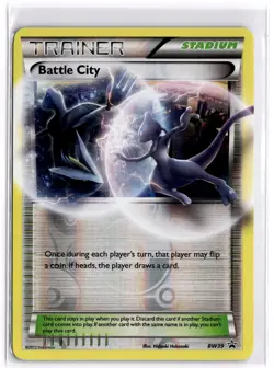 Pokemon TCG Battle City BW39 Black and White Black Star Promo LP - Image 1