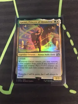 MTG Magic The Gathering Garnet, Princess Of Alexandria Foil FIN Final Fantasy - Image 1
