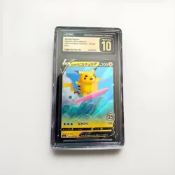 Pokemon Surfing Pikachu V CGC Pristine 10 Holo 021/028 Double Rare Japanese - Image 1