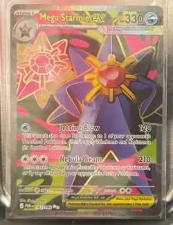 Mega Starmie EX 102/088 Full Art Ultra Rare Pokemon TCG: Perfect Order - NM - Image 1