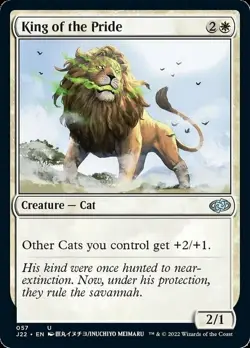 King of the Pride Light Play, English Magic the Gathering MTG Jumpstart 2022 - Image 1