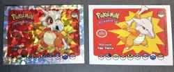 CUBONE X MAROWAK EVOLUTION LOT - WHOS THAT POKEMON VINTAGE 1997 CCG HOLO - Image 1