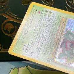 Pokemon 2000 Promo Venusaur Holo SWIRL Black Star #13 MP - Image 5