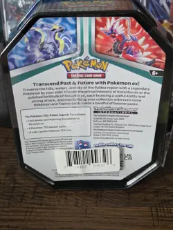 Pokemon TCG Paldea Legends Tin Miraidon - 2022 - 4 Packs New Sealed - Image 3