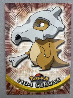 2000 Topps Pokemon TV Animation Edition Series Cubone #104 LP - Image 1