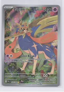 Zacian 100/094 Holo Illustration Rare Near Mint Phantasmal Flames Pokemon NM - Image 1