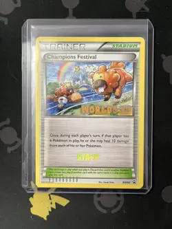 Pokemon TCG Champions Festival STAFF Promo BW95 – Worlds 2013 | Free Shipping - Image 1