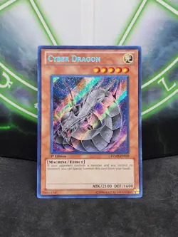 Yugioh Cyber Dragon ALT ART RYMP-EN059 Secret Rare 1st Edition NM - Image 1