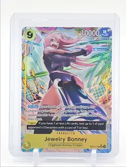 JEWELRY BONNEY 2025 ONE PIECE CARRYING ALT ART SUPER RARE OP13-108 Q1048 - Image 1