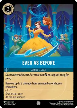 Disney Lorcana TCG - Shimmering Skies - Ever as Before - 162/204 FOIL - Image 1