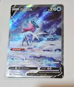 Suicune v Crown Zenith Galarian Gallery Holo Ultra Rare Card GG38 GG70 Bim SC1 - Image 1