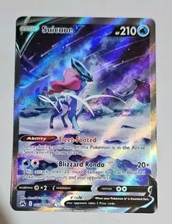 Suicune v Crown Zenith Galarian Gallery Holo Ultra Rare Card GG38 GG70 Bim SC1 - Image 2