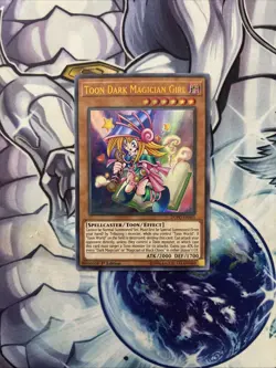 (EY) Toon Dark Magician Girl 1st Edition Yu-Gi-Oh TCG Card DUPO-EN041 Ultra VLP - Image 1