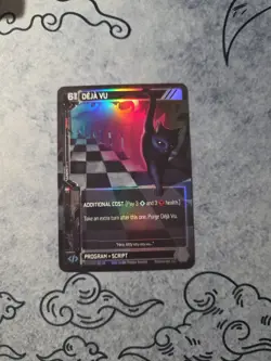 Neuroscape Deja Vu Program Script QR Foil Card English 222/255 TCG - Image 1