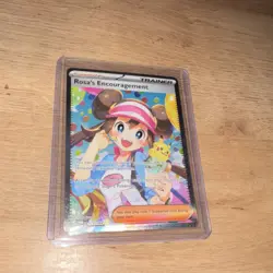 Pokemon Rosa's Encouragement Full Art Trainer-Supporter Holo Card PDR 123/088 - Image 1