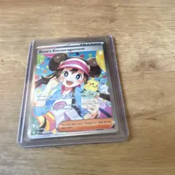 Pokemon Rosa's Encouragement Full Art Trainer-Supporter Holo Card PDR 123/088 - Image 2