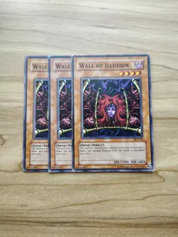 Yu-Gi-Oh! - Wall Of Illusion 3X - Complete Playset Of Common Cards - Image 1