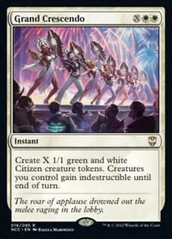 MTG Grand Crescendo, NM-Mint, English Commander: Streets of New Capenna - Image 1
