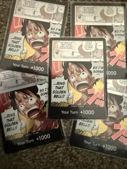 One Piece TCG English OP15 Don!! Card - Adventure on Kami's Island Lot Of 5 - Image 1