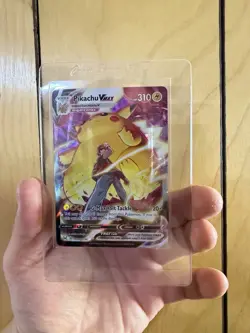 Pokemon Pikachu VMAX Full Art Ultra Rare Lost Origin TG17/TG30 Holo Card - Image 1