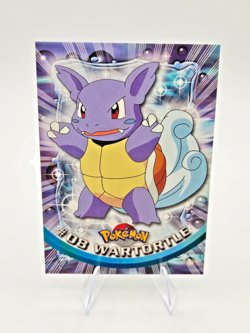 Pokemon Card - Wartortle #08 - Topps Series 1 - Black Logo- NM - Image 1