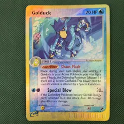Golduck 17/100 Reverse Holo Rare EX Sandstorm E Series 2003 Pokemon Card - Image 1