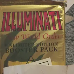 Steve Jackson Games Illuminati New World Order Unlimited Booster Pack 15 Cards - Image 1