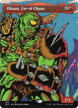 Okaun, Eye of Chaos (Display Commander) - Thick Stock [SLD - 380] - NM [Norma... - Image 1